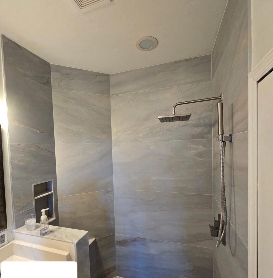 Bathroom remodel in progress by Verano
